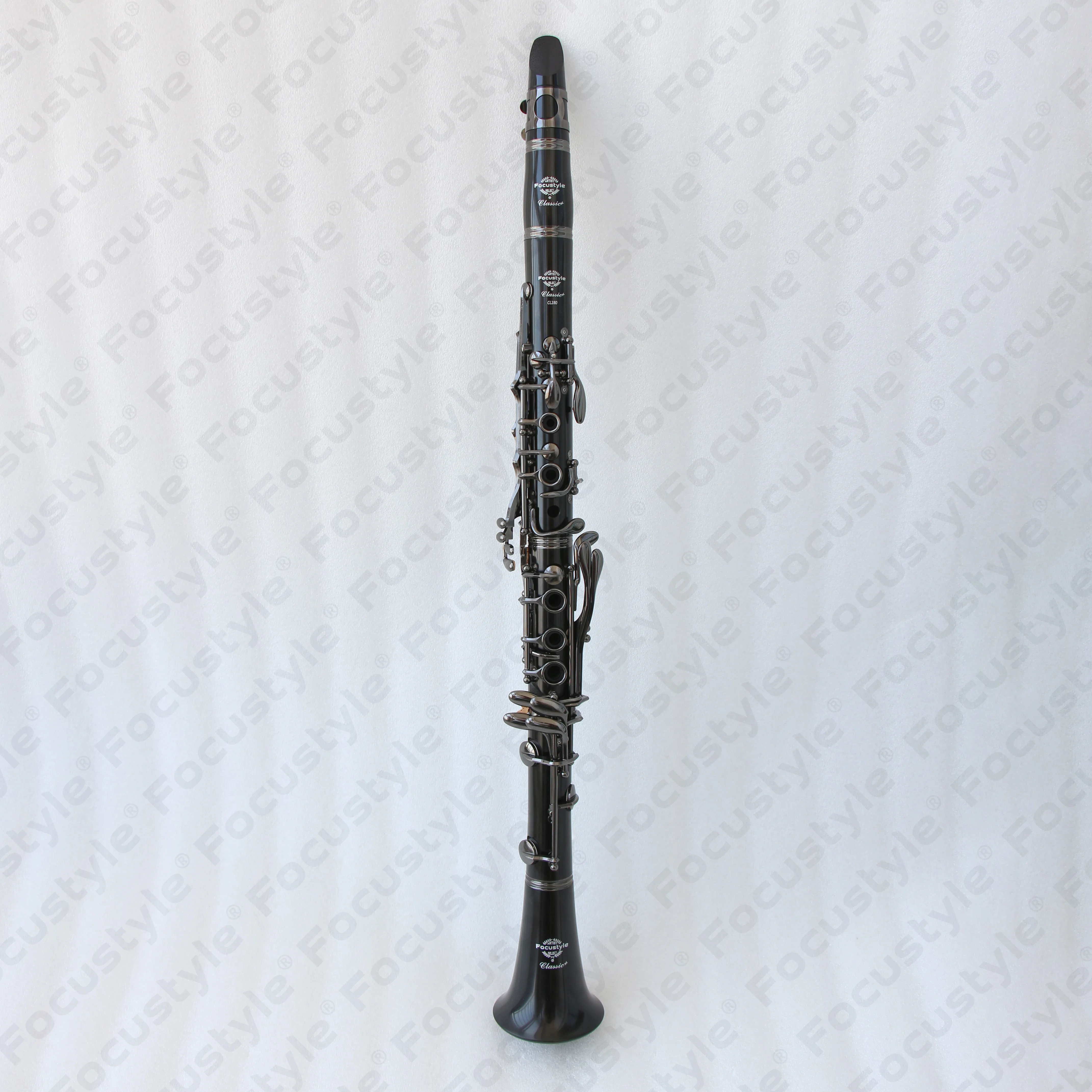 High quality and cheap price black nickel plated metal musical instruments BB clarinet with reeds mouthpiece accessories and pad