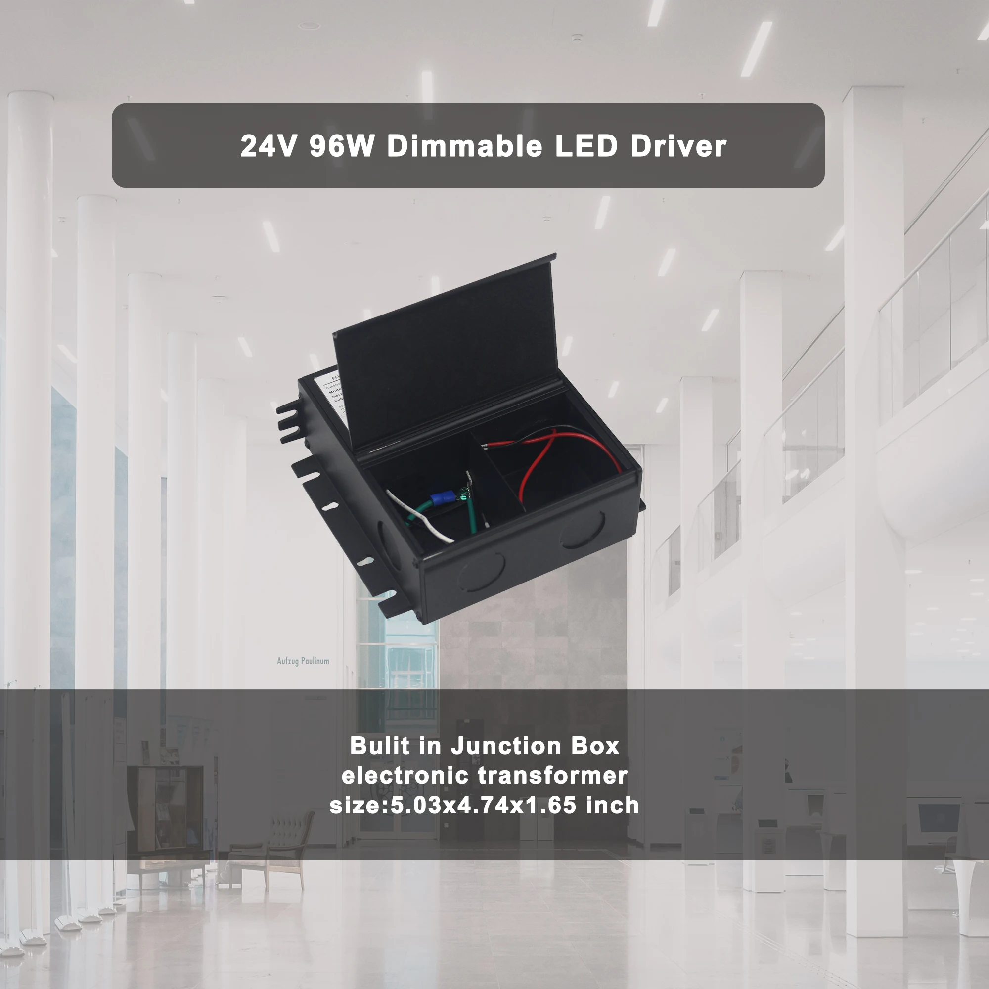 Built in junction Box ELV/MLV/Triac  triac dimmable 60W 96W led driver