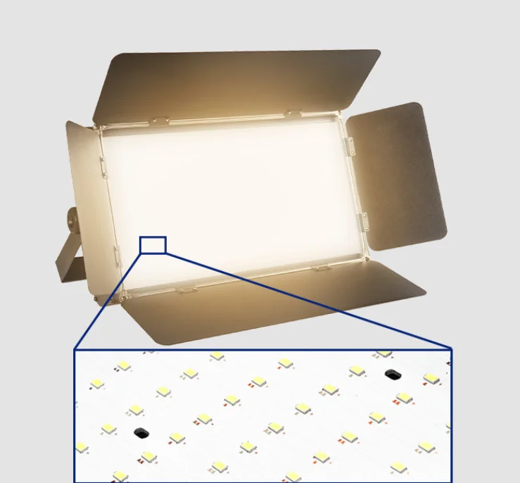 100W Continuous Output Lighting Camera Video television studio equipment 3200k-5600k film shooting light