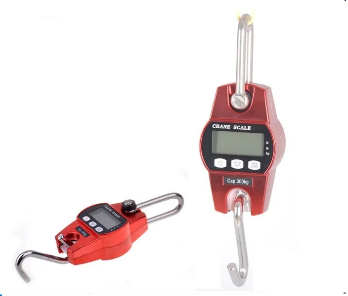 300kg Weighing Crane Scale Digital Hoist Heavy Duty 0.3ton Hanging Scale Electronic Wireless Industrial Hook Scale