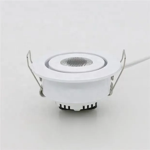 Recessed LED Downlight Cut Size 45mm DC12V low voltage Mini Spot Light 1W 3W
