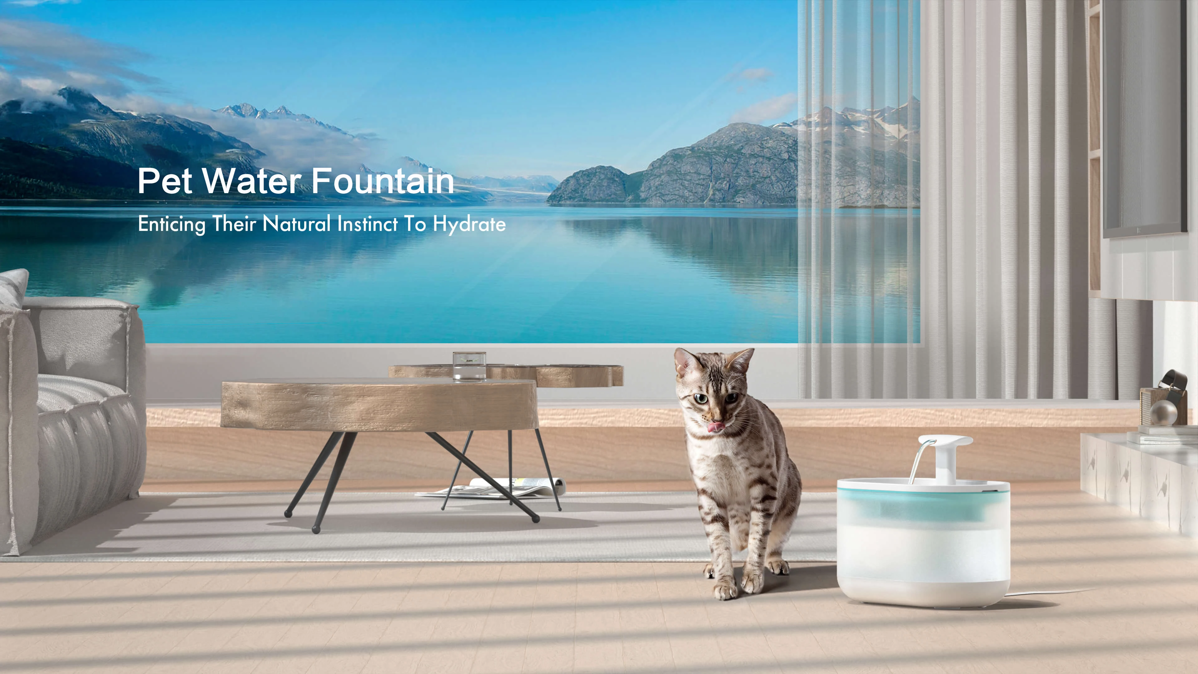 
New Design Automatic Pet water Fountain cat water dispenser dog automatic water fountain for pets 