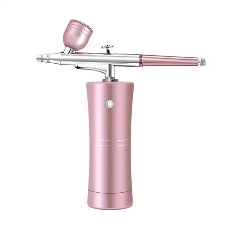 Airbrush Kit Portable USB Rechargeable Hair Nail Paint Makeup 7.4V Spray Gun Cordless Compressor Airbrush
