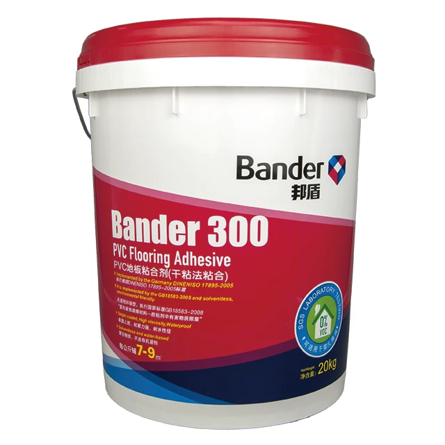 ПВХ-клей для напольного покрытия Bander 300, клей для керамической плитки, клей для цемента, различные виды скрученных ПВХ-полов, клей для деревянного пола