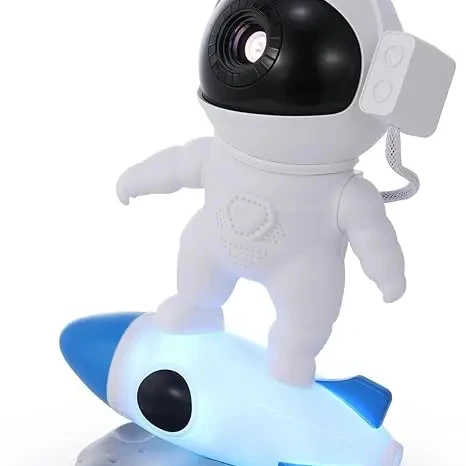 Astronaut Galaxy Projector,Galaxy Night Light,15 White Noise space Buddy Projector for Kids with Remote and APP Control,Gifts
