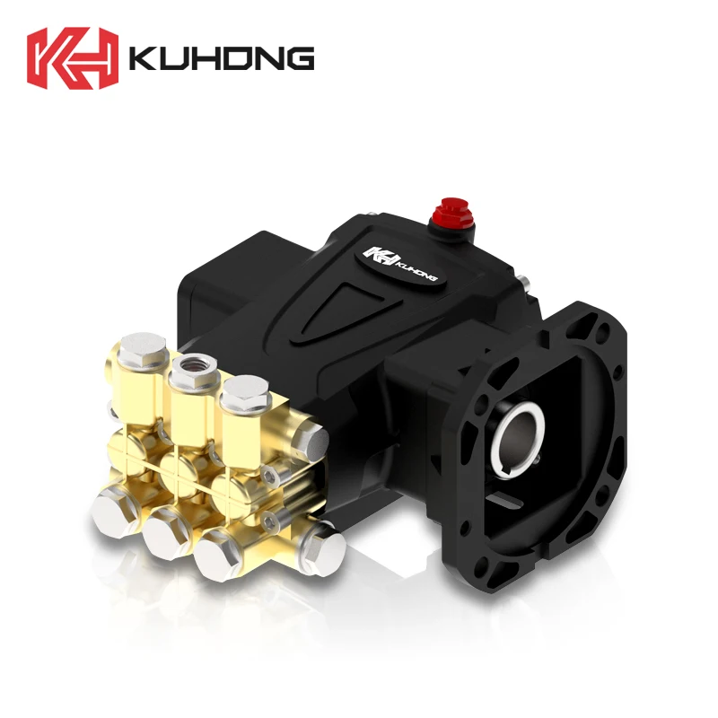 KUHONG 100 бар 1450 фунтов на квадратный дюйм 2 5 кВт электрическая уличная очистка высокого давления струйный гидравлический насос омывателя автомобиля