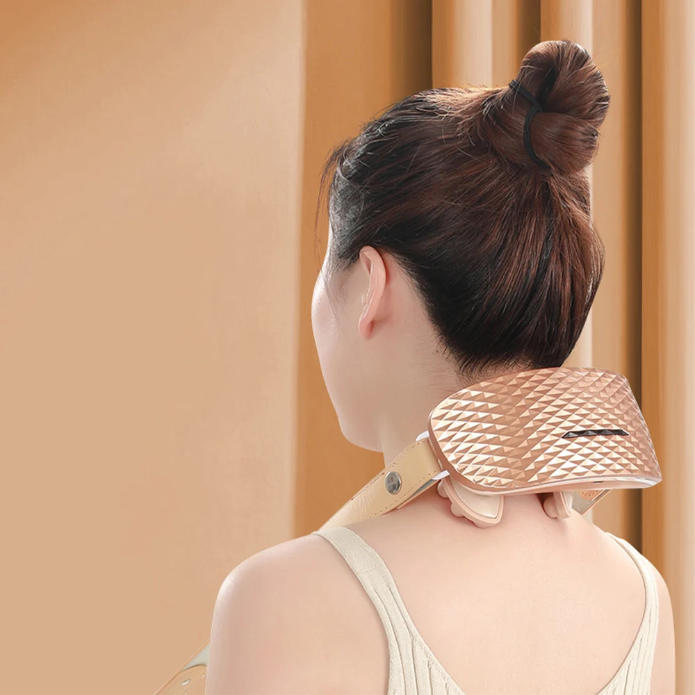wireless portable electric neck massager smart  neck and shoulder massager hot sale 2021