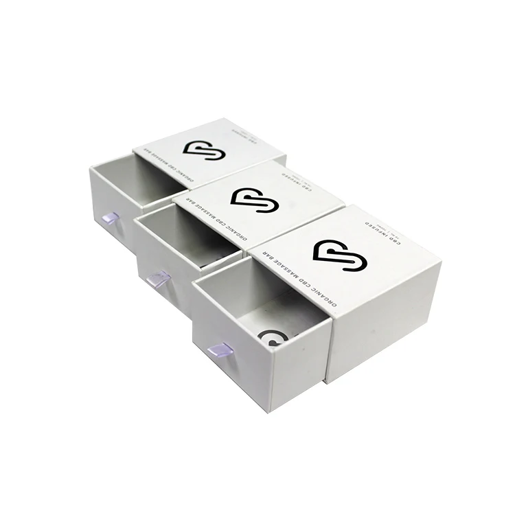 Biodegradable Cardboard Paper Packaging Folding Soap Candy Cosmetic Gift Box with Compartments