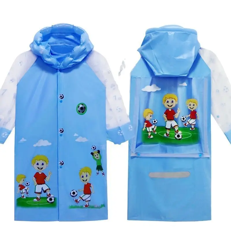 2021 new cartoon children raincoat waterproof raincoat for boys and girls (1600232555915)