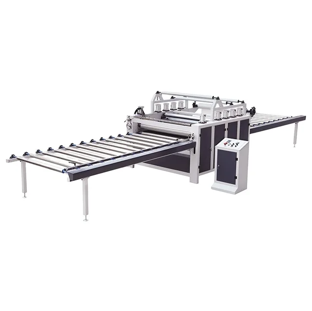 roller press mdf panel laminating machinery with white glue