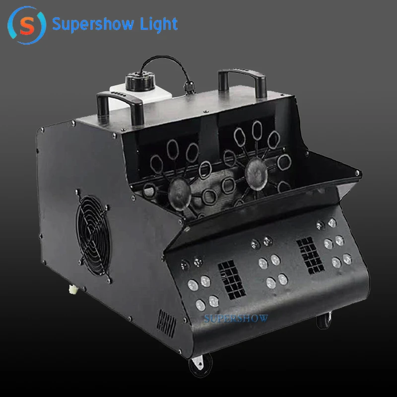 1200W DMX Remote Control LED Fog Smoke Bubble Machine For Wedding Party Stage Effects