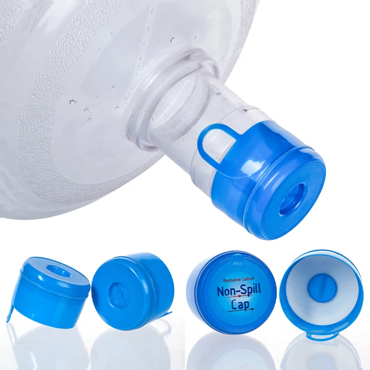 Personalized Custom Anti Spill Water Jug 54Mm 55Mm  Pet  Cap For 18.9 19 20L Bottle