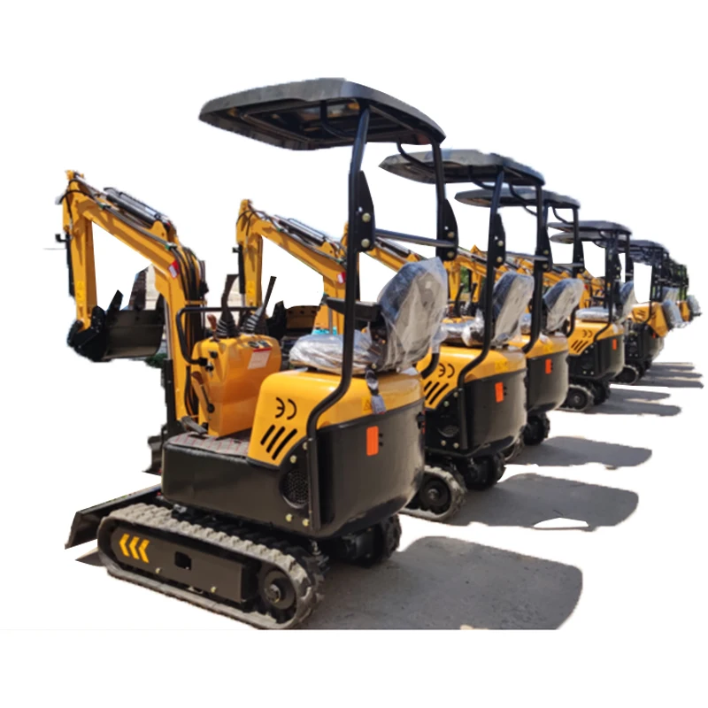 loading bucket 1 tone digger  vicsec mini excavator attachments   digger machine
