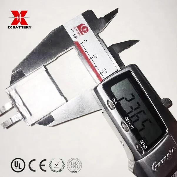 rechargeable 3.7v smallest 1mm thickness ultra thin lipo battery 012323 for intelligent card