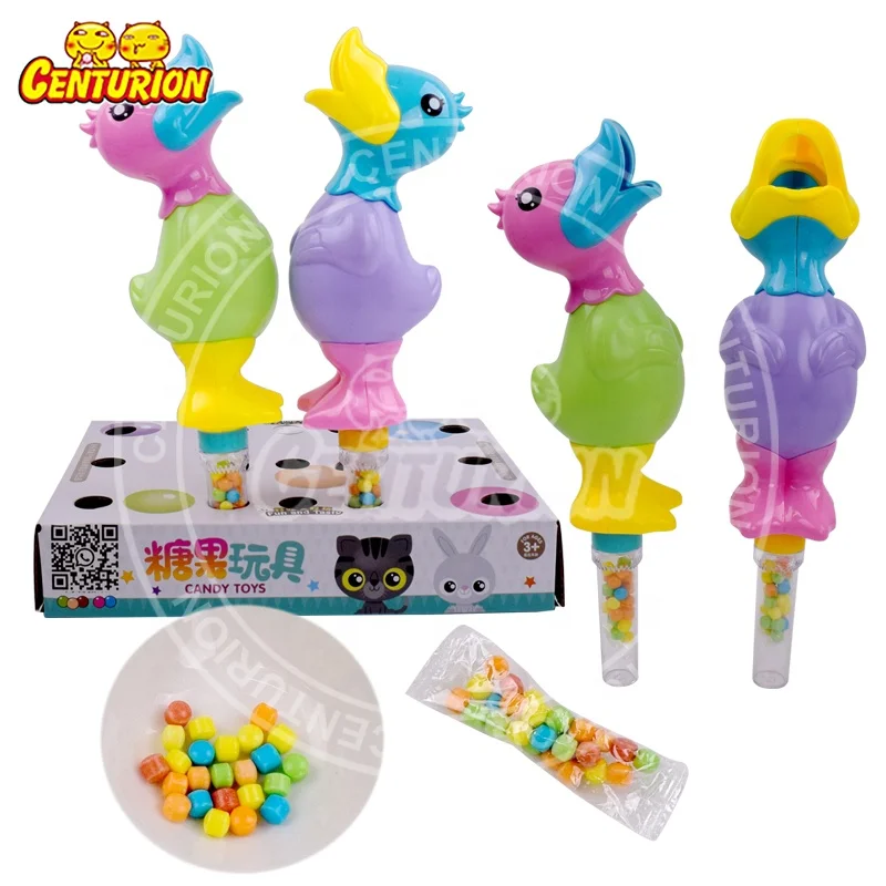 Funny Shriek Duck Plastic Animal Kids Hard Candy Toy