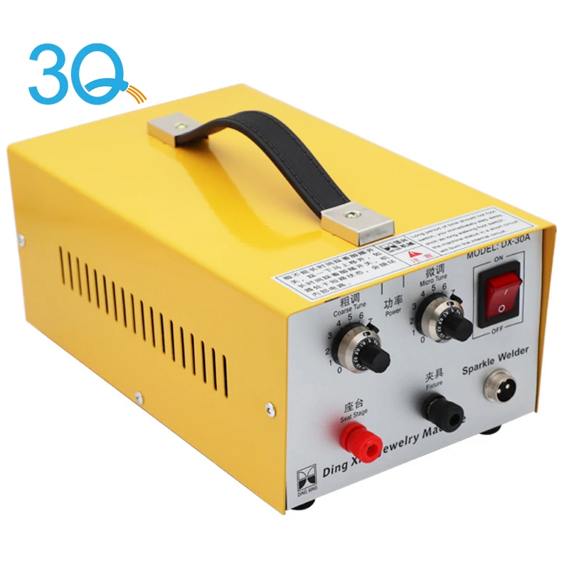 3Q полу-автоматическая 2 in1 Пульс искра машины для точечной сварки цвета: золотистый серебристый платины сварочный аппарат ювелирных изделий 30A 50A 80A 100A 110V/220V