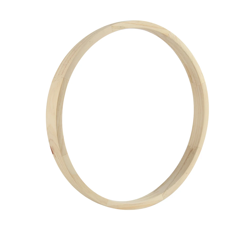 Wholesale Wall  Clock Parts  Real Wood Made Round Wooden Frames