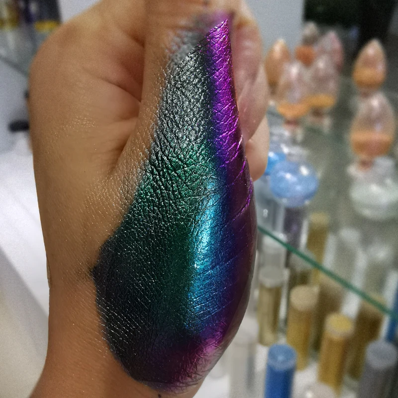Factory Price Color Shifting Super Intense Chrome Watercolor Chameleon Pigment Car Painting Pigment Automotive Paint