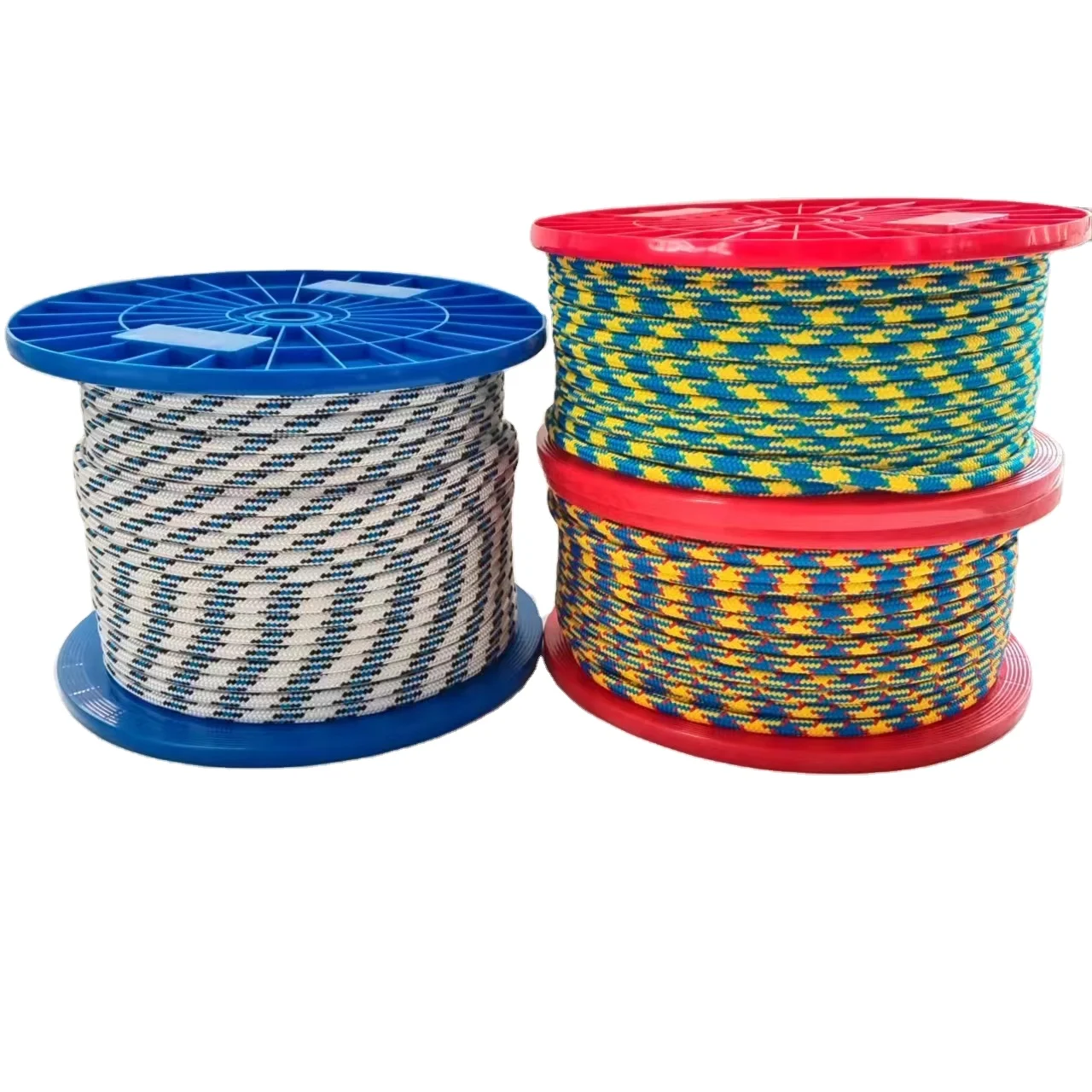 3mm-20mm Braided Ropes, 3mm/4mm/5mm/6mm/8mm/10mm Fluorescent Polypropylene/PP/Polyester/Nylon Braided Cord Rope