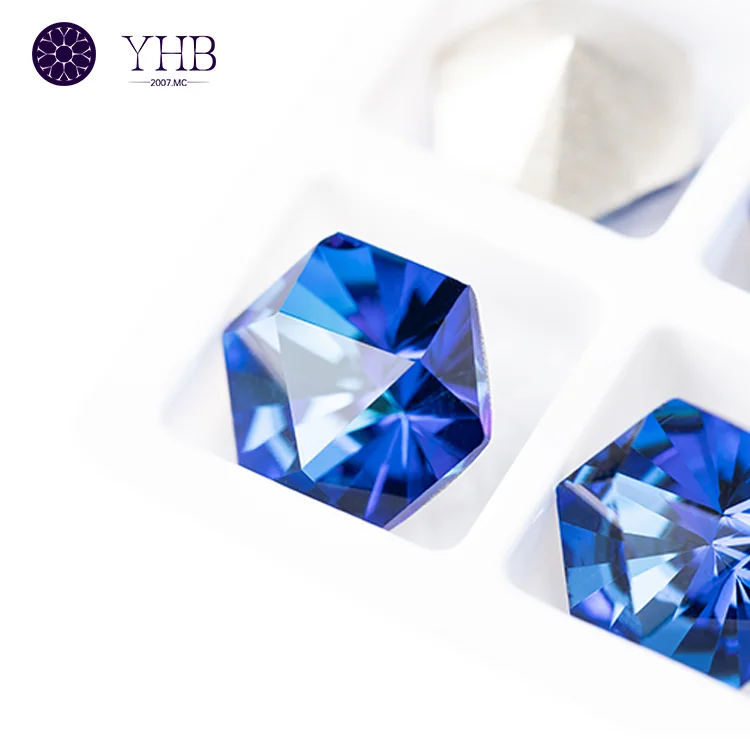 Hexagon Shape Multi Color Loose Rhinestones Fancy Jewelry Nail Art Diy Accessories For Crystal Stone