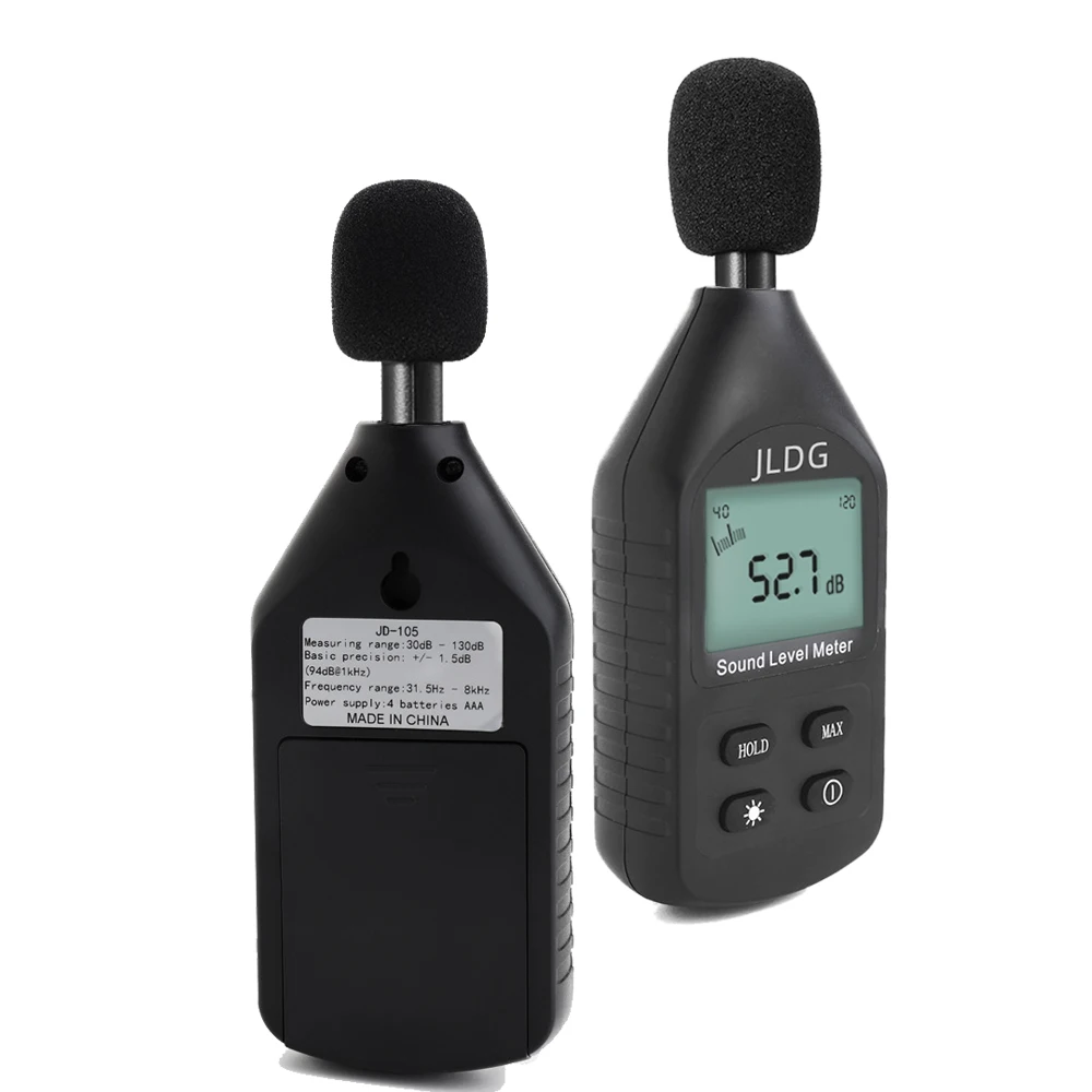JLDG JD-105 Original factory noise 30~130dB decibel meter monitorNoise measurement in industrial enterprises