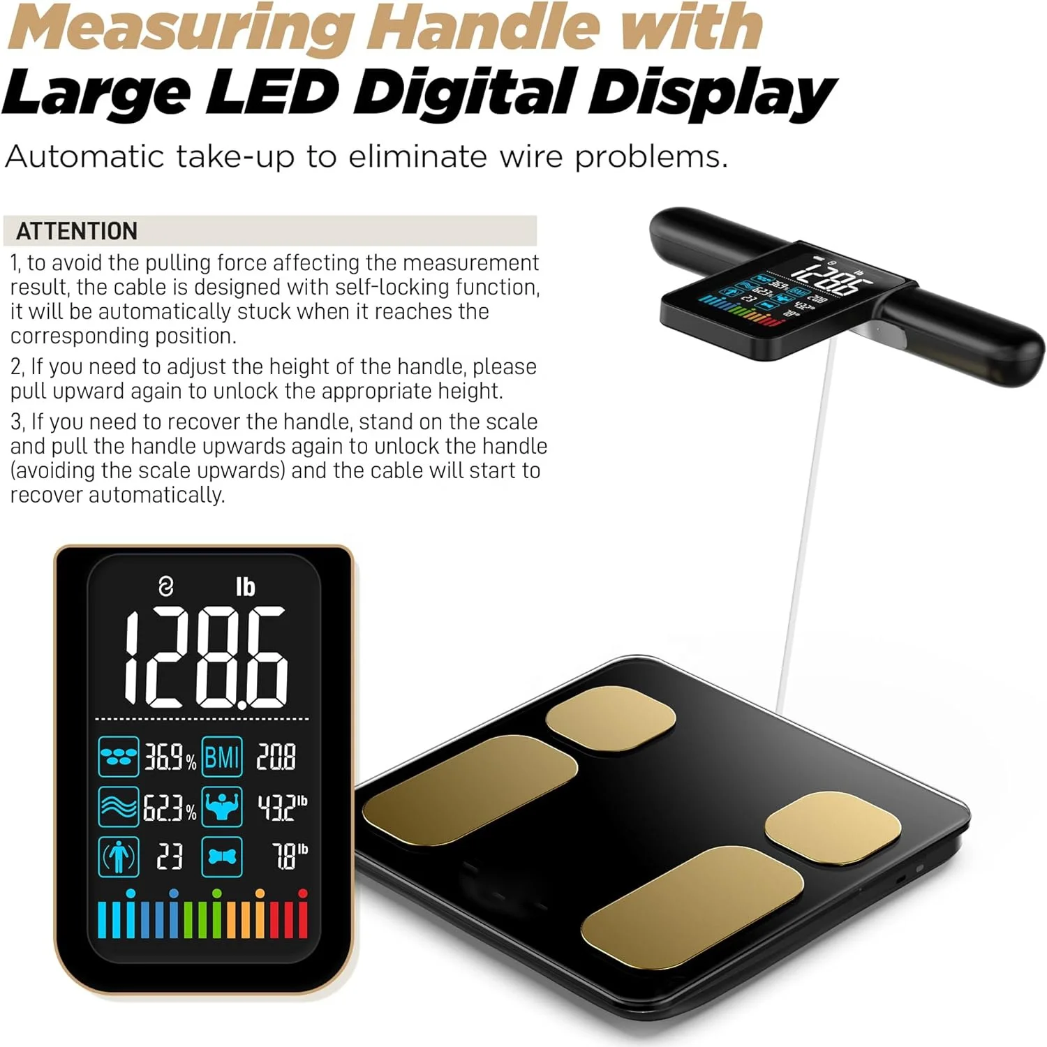 Newly Human Full Body Weighing Home Hospital Physician Bmi Scale Body Fitness Scale Digital Wifi Smart Scale For Body Weight