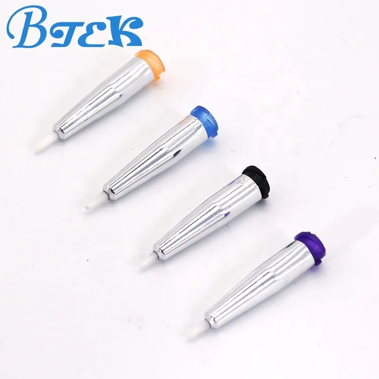 Wholesale soft hair luer locl needle brush brush tip needle