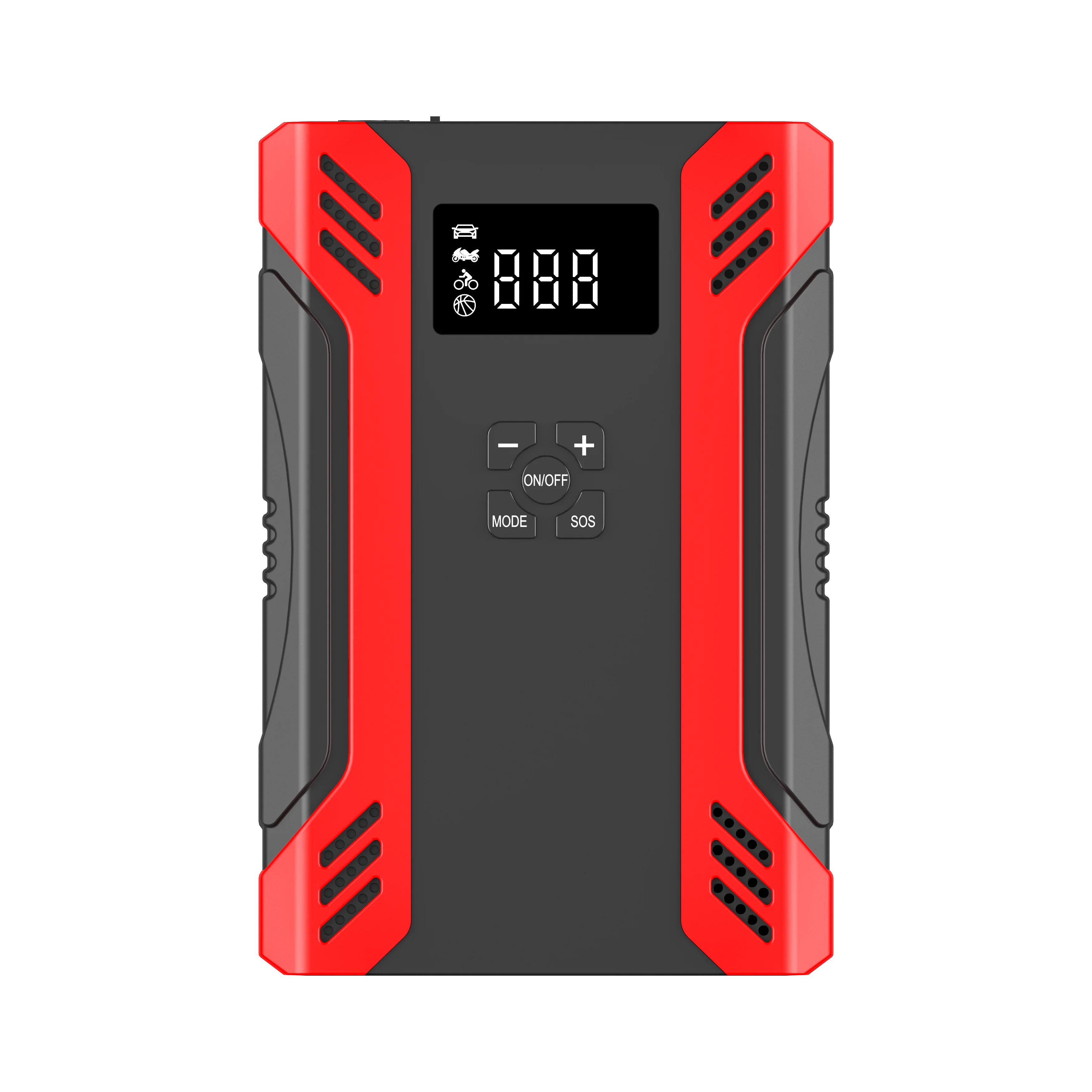 37000mWh Car Jump Starter Portable With Air Compressor 2000A Peak Current Jump Starter Auto Emergency Booster
