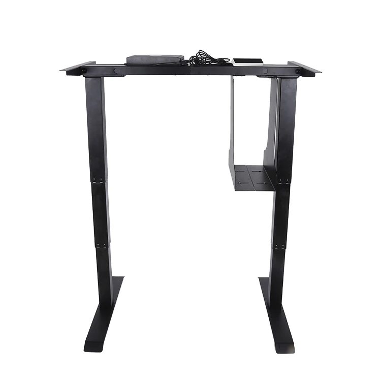Anti-Collision Low Noise Dual Motors Three Stages Height Adjustable Table Ergonomic Electric Lifting Desk Standing Desk