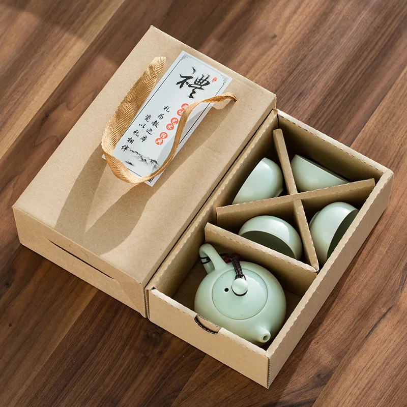 Оптовая продажа модный дешевый Подарочный китайский чайный набор Gongfu Самые продаваемые товары хорошая цена безопасная посудомоечная машина