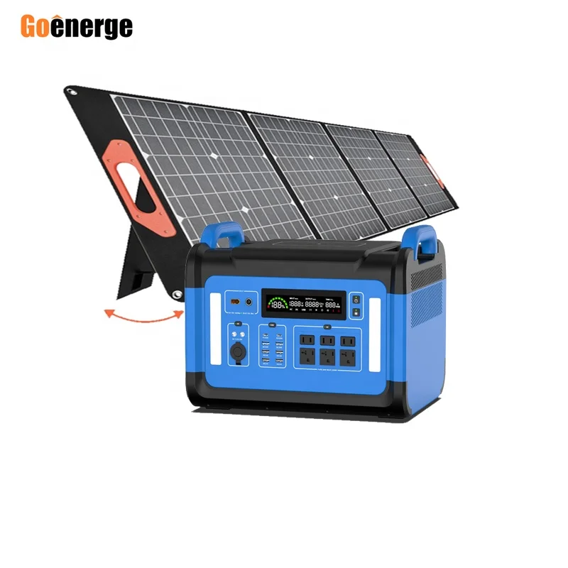 Hot sale 2000W home emergency outdoor camping power supply portable charging station with solar power charge