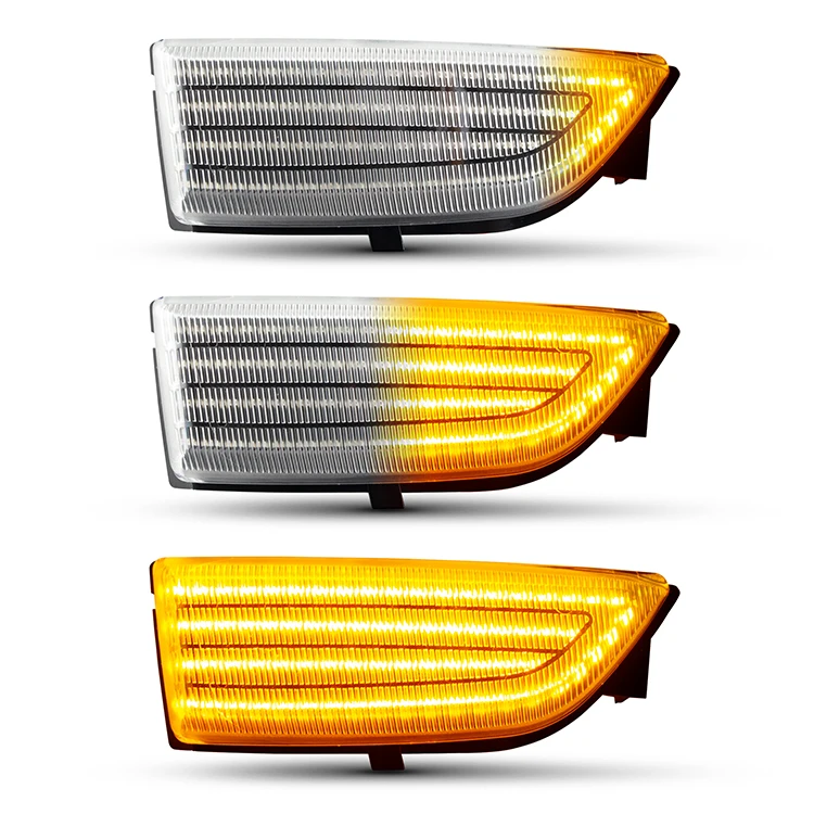 High Quality No Error Clear/Smoked Lens Sequential LED Mirror Turn Signal Light For JFord Ranger