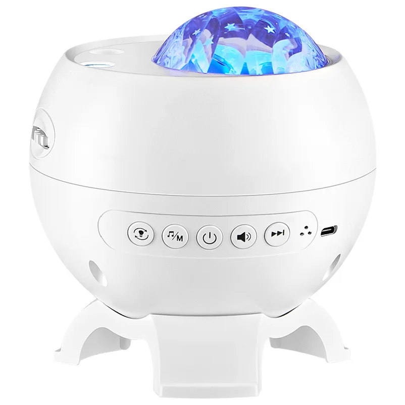 Star Projector Light Starry Night Light Bedroom Decor Planetarium Wireless Speaker Projector