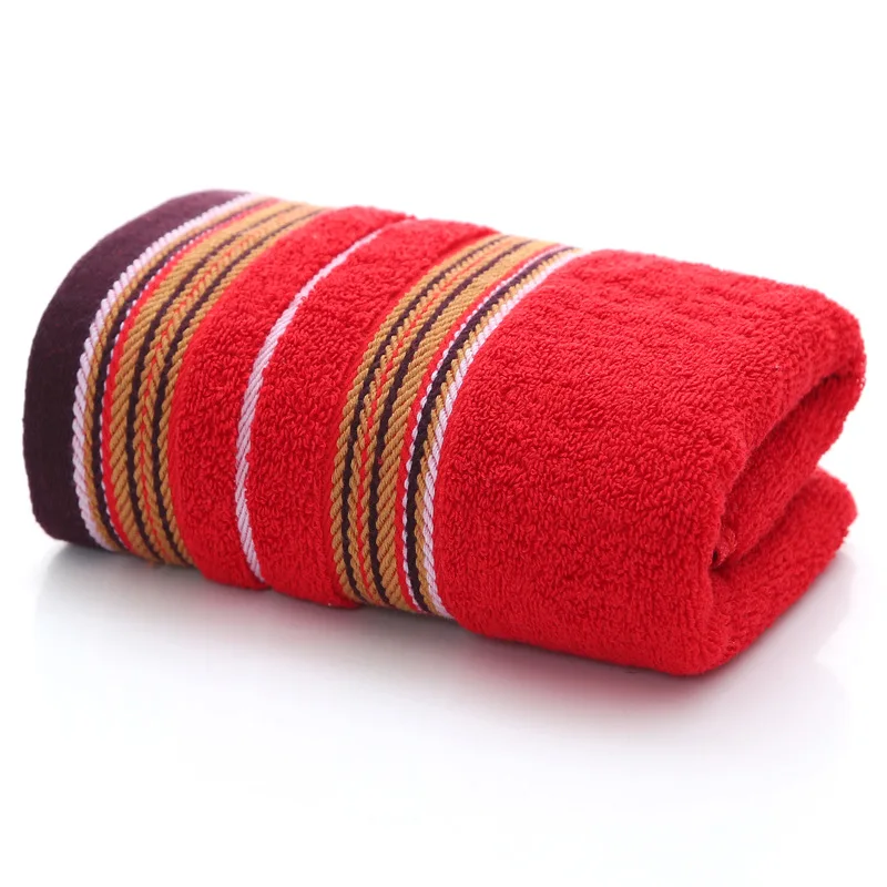 
Factory wholesale high quality soild color 100 cotton soft absorbent gift custom logo towel 