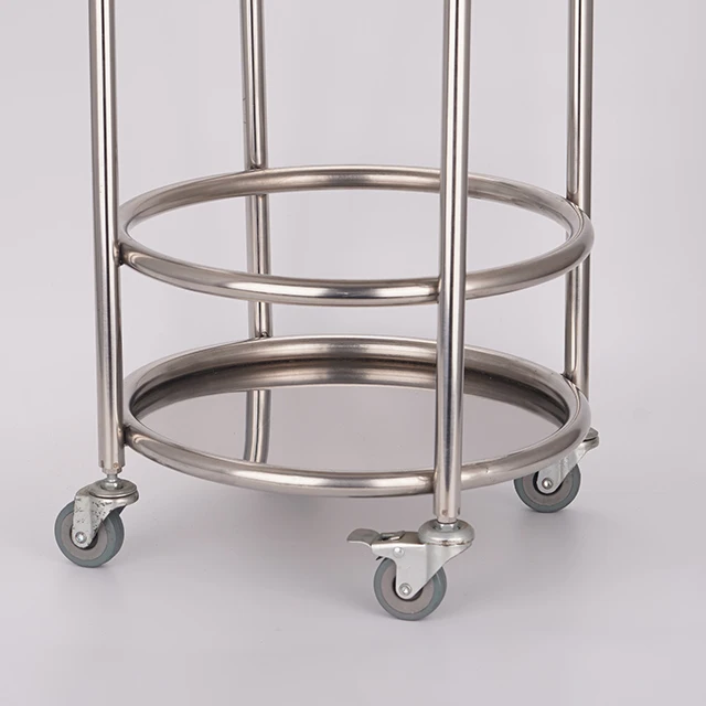 
Stainless Steel Quality Restaurant Bar Wine Serving Beverage Cart Trolleys Equipment 