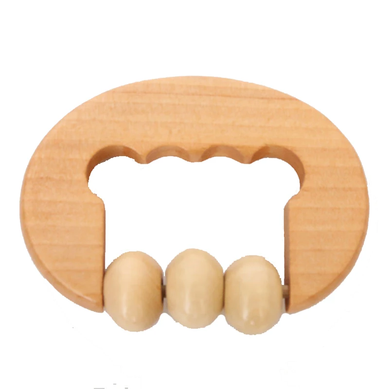 Handheld Wooden Mini Body Massager Full Body Self-Massage Roller for Instant Relief for Feet and Body