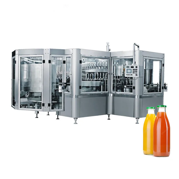 Juice/tea hot filling machine 3in1fruit juice making processing production fruit beverage filling machine