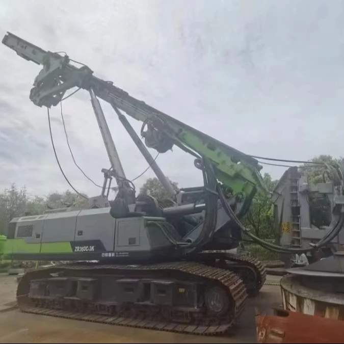 Лидер продаж б/у Zoomlion Zr280 роторная буровая установка гидравлический экскаватор с дизельным двигателем гусеничный двигатель подвижность для свай