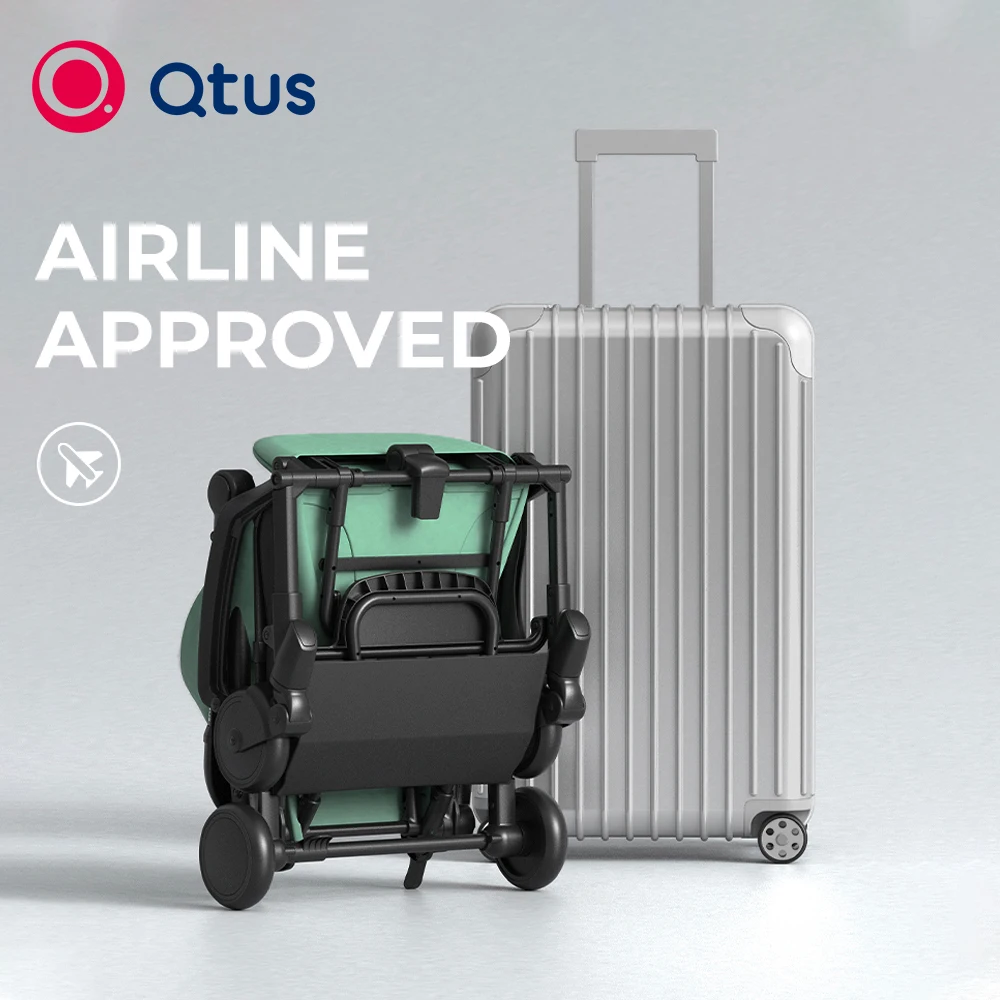 QTUS Tody STROLLER CHEAP 0-6 Years Old Large Seat All Terrain EN1888 Approved Compact Lightweight PU Wheels Sale Now TASLON