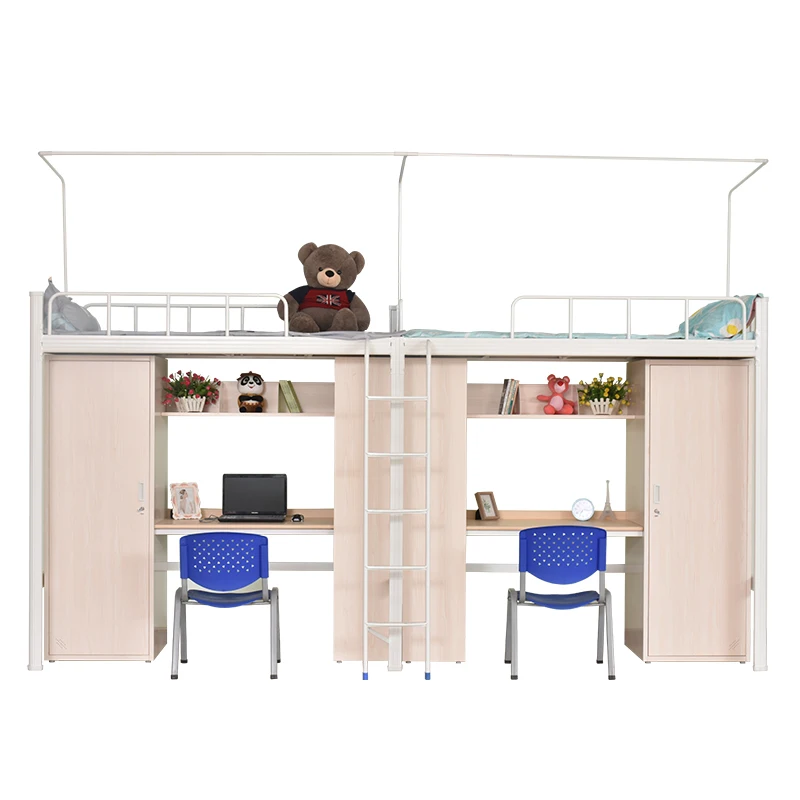 
2019 newest high quality staff bunk bed school furniture 