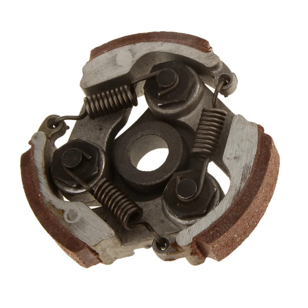 Engine Clutch Plate Pad 3 Shoes For 2 Stroke 49cc Pocket Bike ATV Quad
