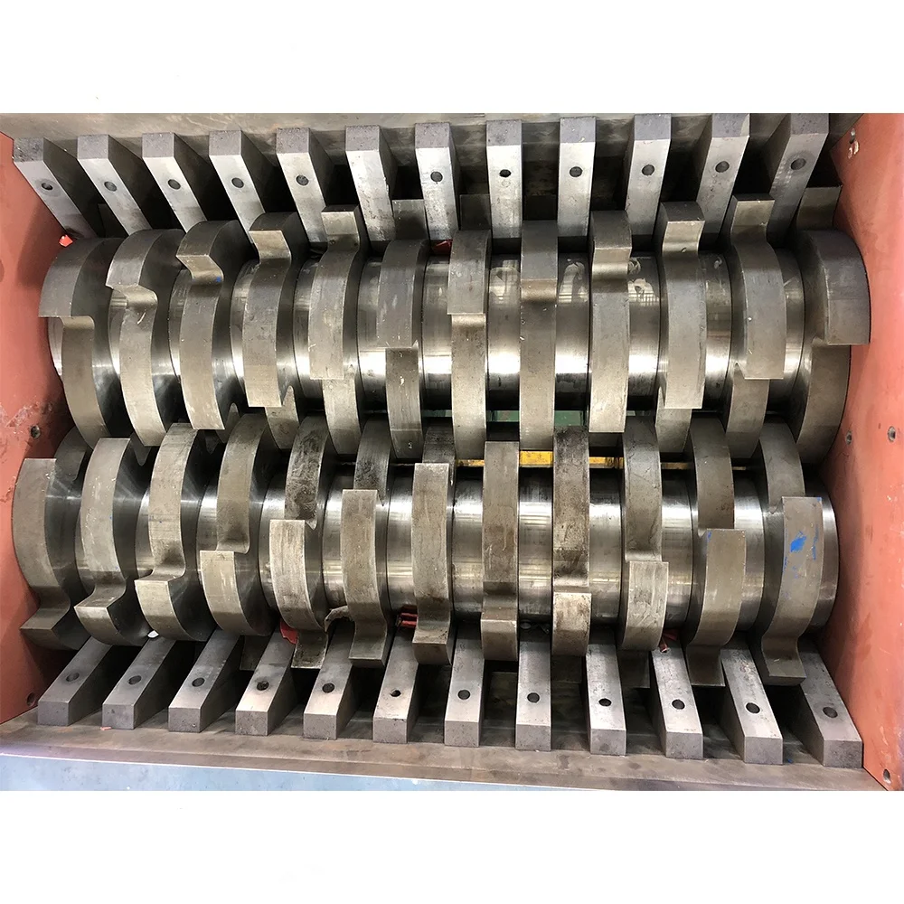 Double Shaft Shredder for Recycling Metal Scraps/Used Tires/Soild Waste/Plastic/Wood Crusher