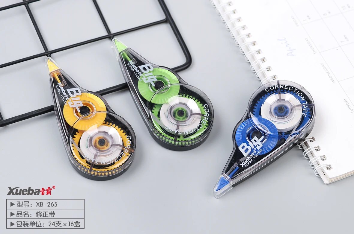 XB-265 Office And School Stationery Supplies Daisy mini Correction Tape Easy To Use Applicator For Instant Correction tape