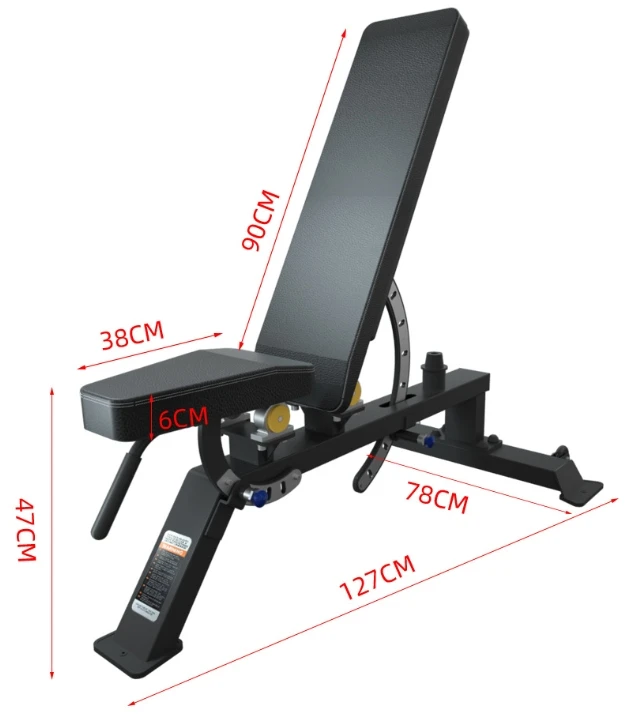 Manufacturers directly supply commercial fitness centers with adjustable training bench equipment