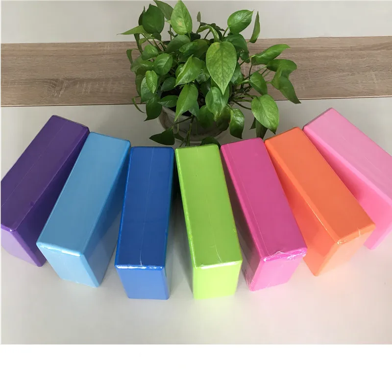 Gym Blocks Foam Brick Training Exercise Fitness Tool Yoga Bolster Pillow Cushion Stretching Body Shaping yoga blocks