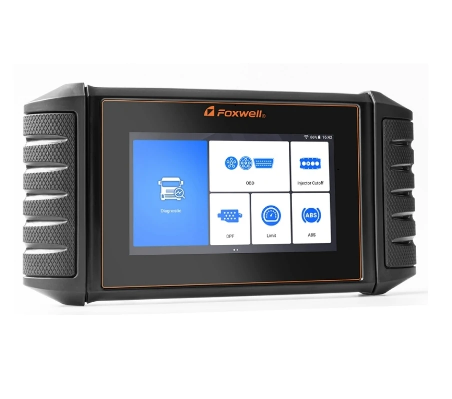 FOXWELL Heavy Duty Truck Bus OBD2 Scanner I50HD Diagnosis Tool ABS, EPB, Airbag Diagnostics & Diesel Engine Health Check Machine