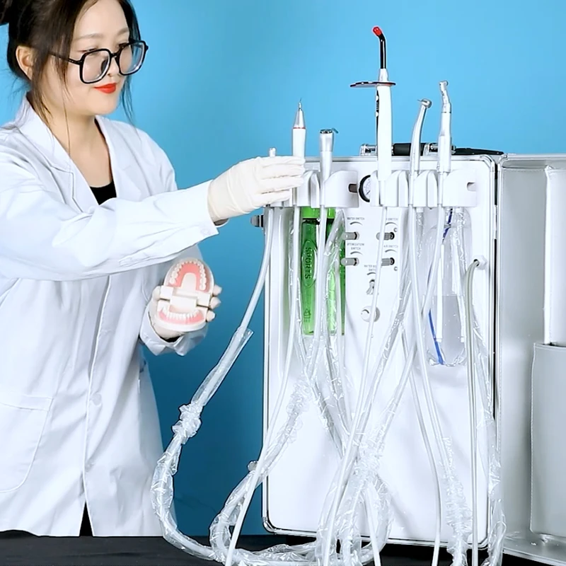 LK-A35 Greeloy аналогичное портативное стоматологическое оборудование кресло лидер продаж