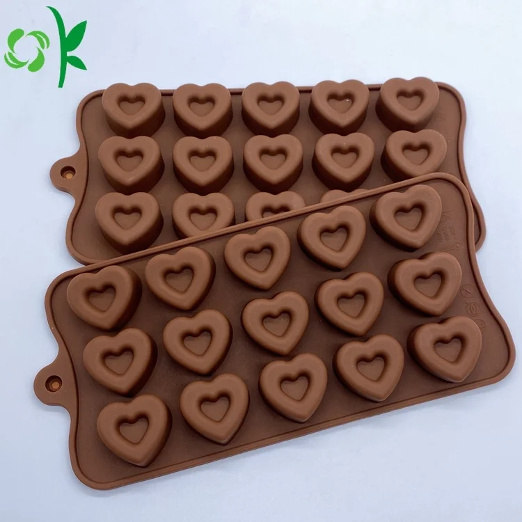 OKSILICONE Handmade Candy Molds DIY Silicone Cake Chocolate Molds Customized Moulds Cake Tools Custom Heart Shape Silicone