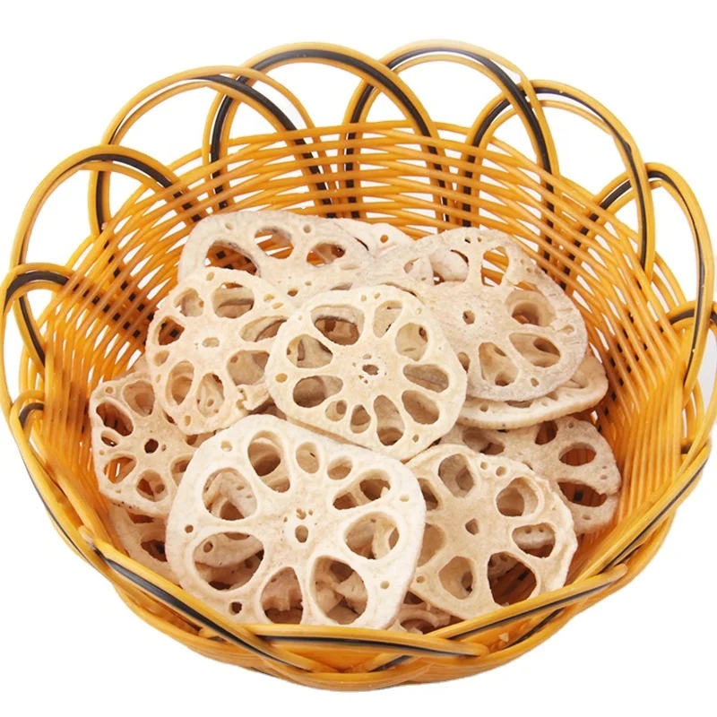 Halal Certificate Fruit & Vegetable Snacks Vacuum Fried Lotus Root Chips For Wholesale Cheap And OEM Professional