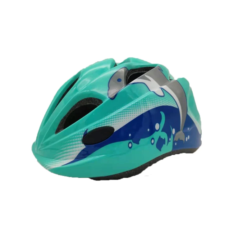 LC Professional Manufacture Helmet For Children Bicycle Helmet Safety  Cyan-Blue Kids Bicycle Helmet
